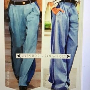 Wide Leg Palazzo Jeans Sz S NWOT Forever 21